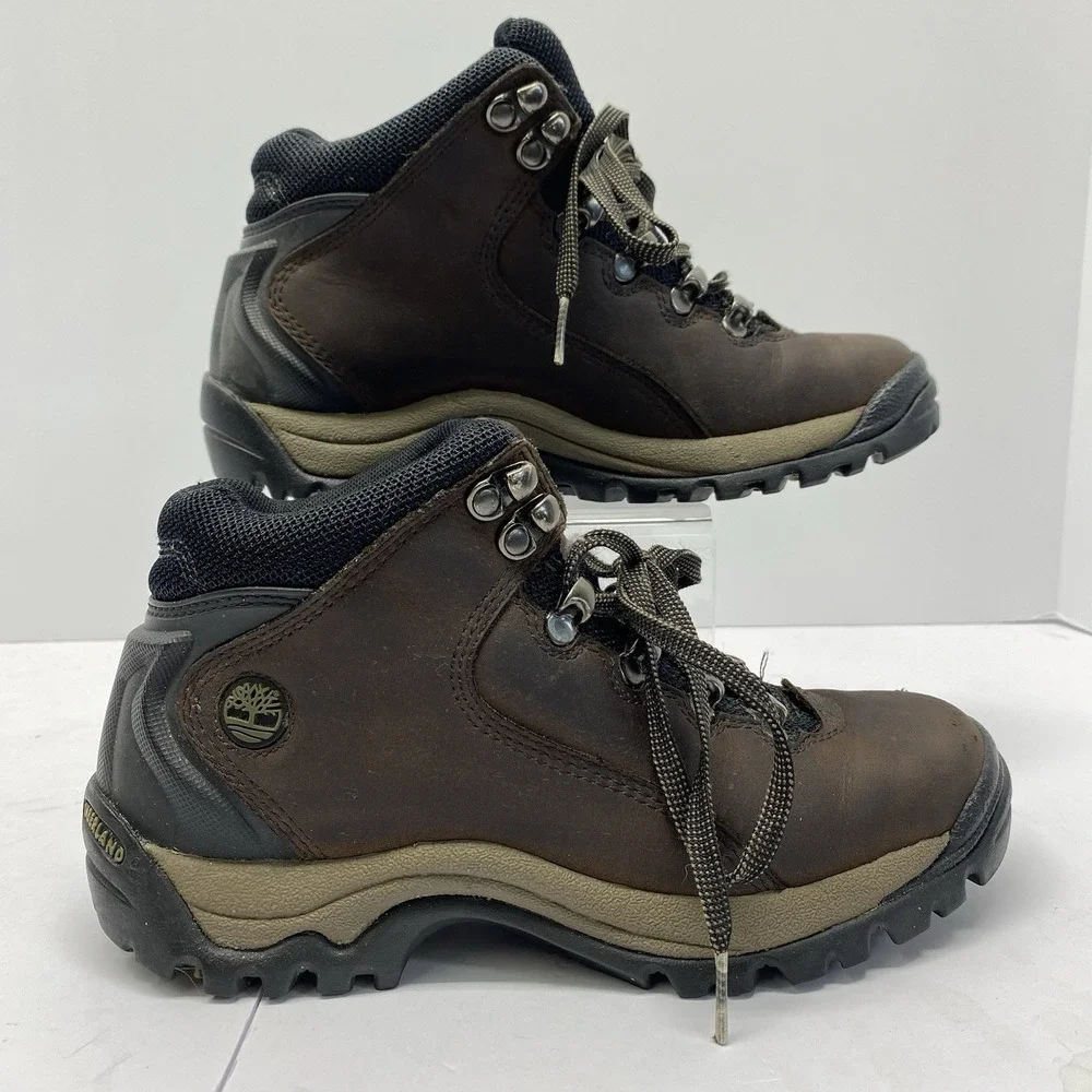 Timberland Pro Switchback Mens 6m Brown Suede ACT Hiking Trail 87637 EUC